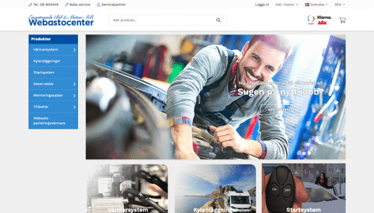 Uppdaterad e-butik