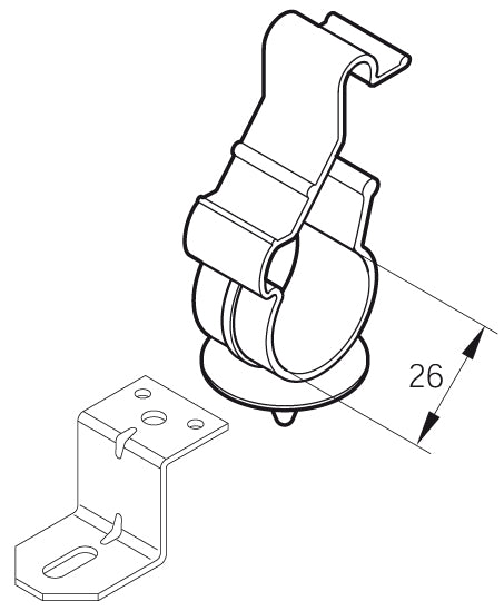 Eberspächer Klamma för vattenslang 15-20mm. plast