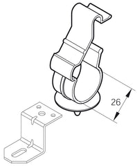 Eberspächer Klamma för vattenslang 15-20mm. plast
