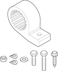 Pumphåll. dospump id 34mm ink.fästdetalj