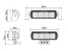 Lazer LED-ramp ST4 Evolution 8″