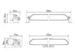 VW Caddy 2016-2020 Lazer Led-rampskit Grill Linear 6 Std