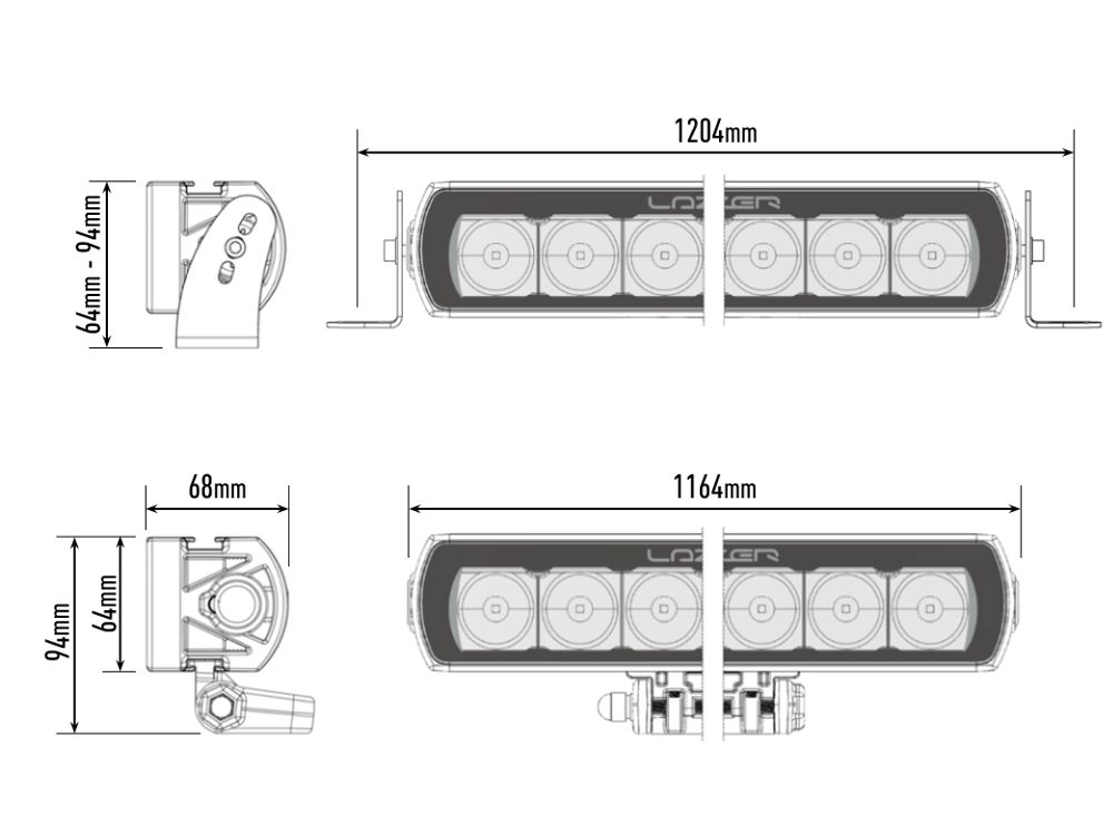 Lazer LED-ramp T28 Evolution 46″