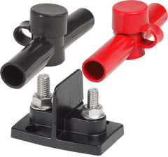 BSS PowerPost Dual1x5/16in 1x3/8in with insulators