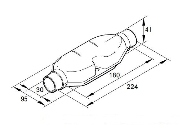 Avgasljudd. D7W 251807/D9W/Hydronic 10