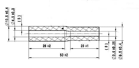 Bränsleövergång 4,5/3,5 mm