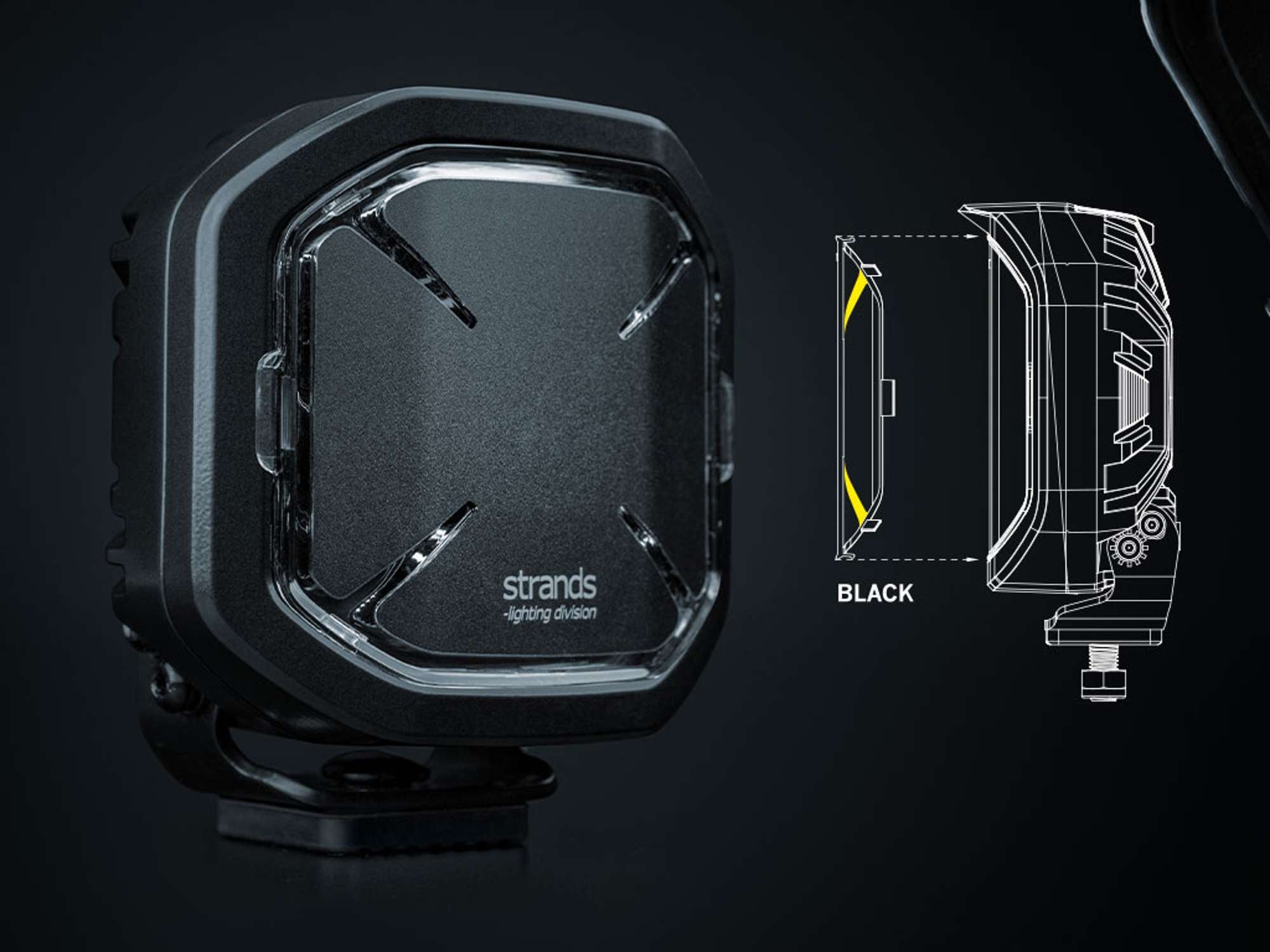 SIBERIA X LINSSKYDD SVART 4″
