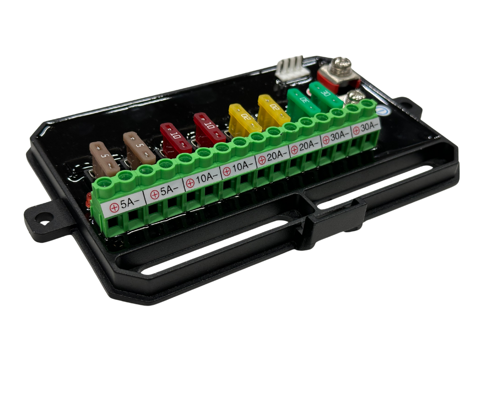 V-Sight Fjarrstyrd relabox med 8 utganger