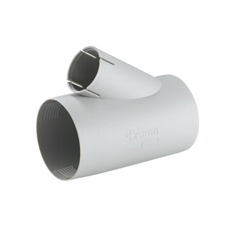 Y-rör AB35, 2 x Ø 65/72 mm + Ø 35 mm, agatgrå – Truma 40302-01