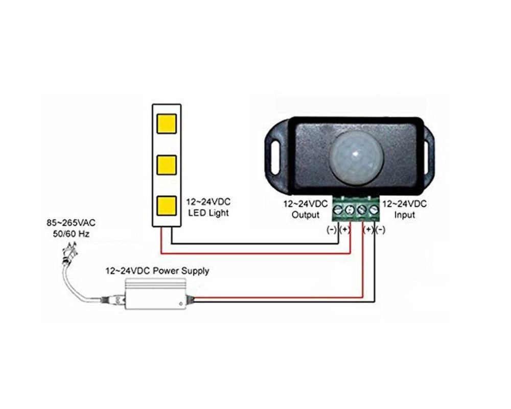 PIR-sensor for innerbelysning