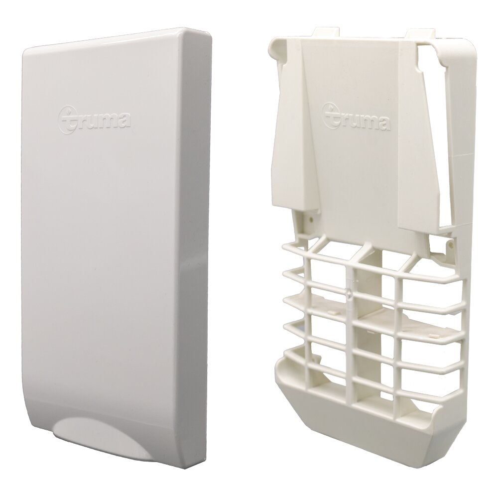 Väggskorstensgaller med lock till Truma S 2200, vitt – Truma 30020-31200