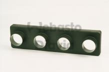 Frontpanel 4xØ 60 mm