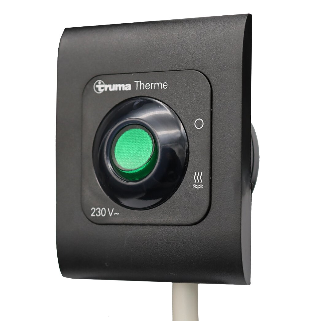 Manöverpanel för Truma Therme, svart, 6 m kabel – Truma 40050-23300