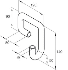 Vattenslang,di=20mm