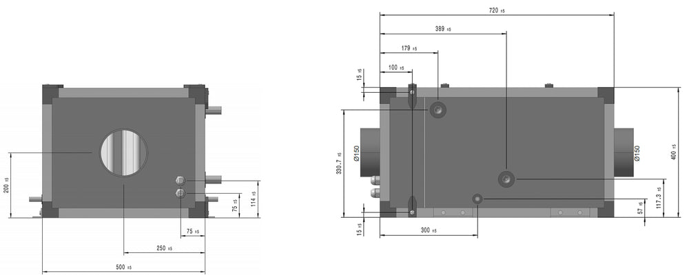 Friskluftsaggregat BlueCool F500 FreshAir 230V