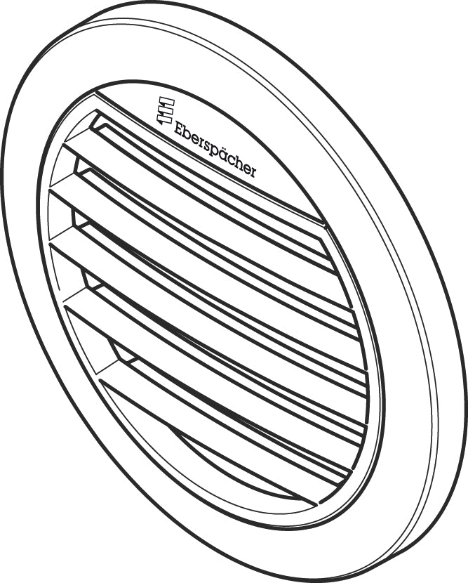 Eberspächer Galler 90 HL 0 Grad Svart EB logo