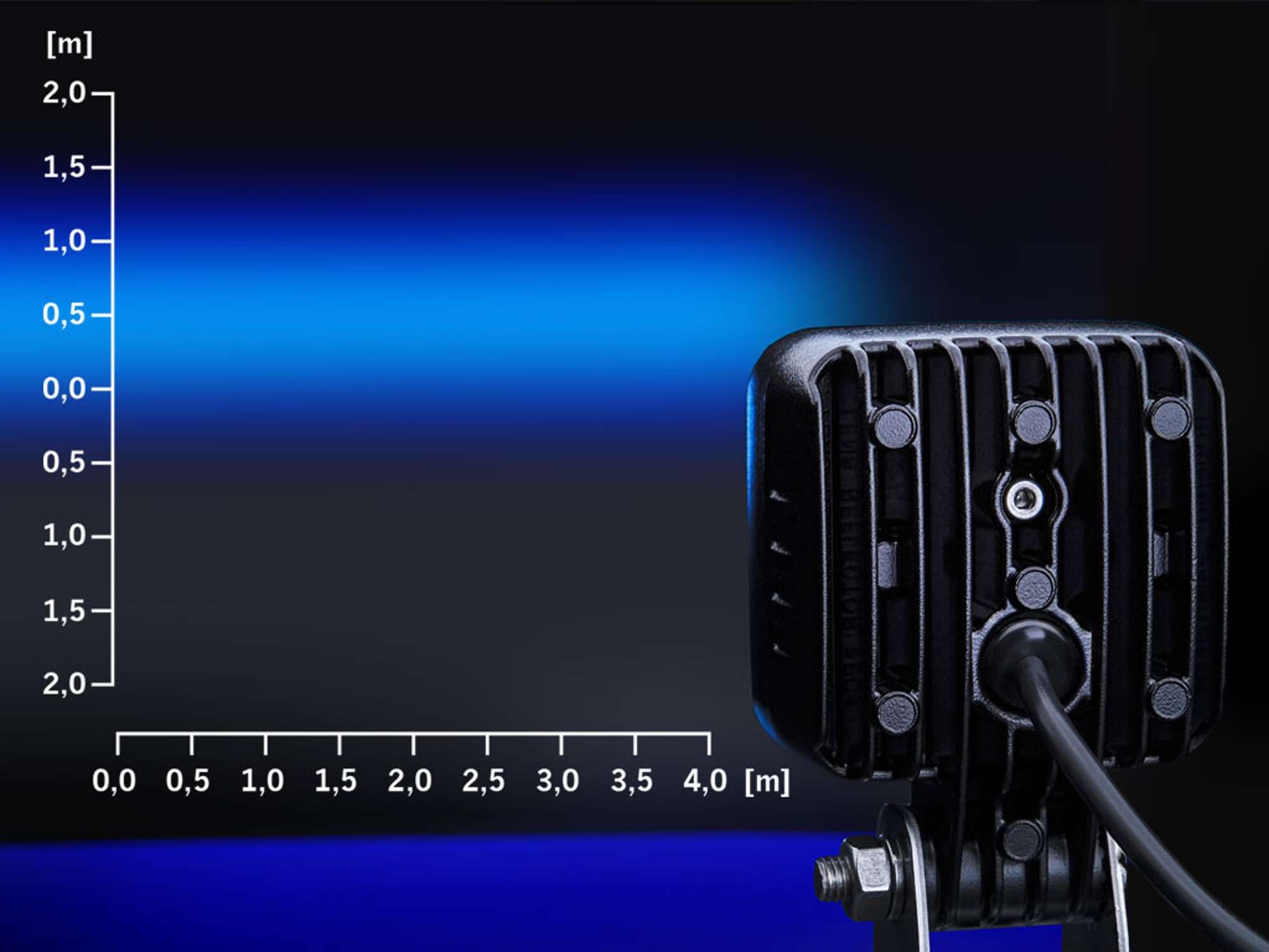 FREEDOM BLUE LINJE TRUCKLAMPA 9W