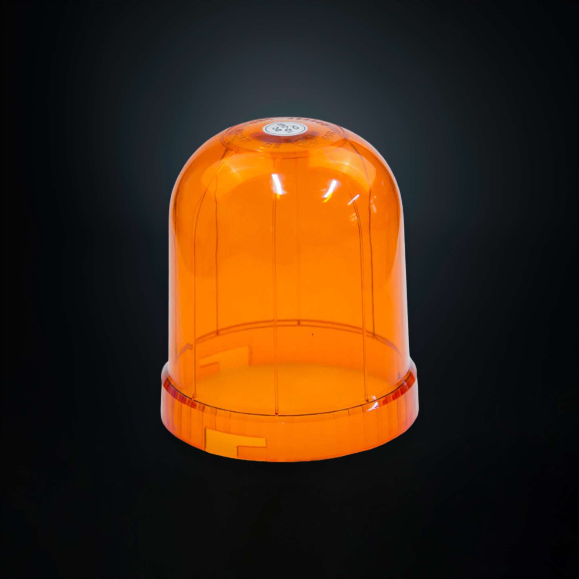 STRANDS ORANGE GLAS FYRKANT