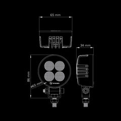 UNITY ARBETSLJUS RUND 11W