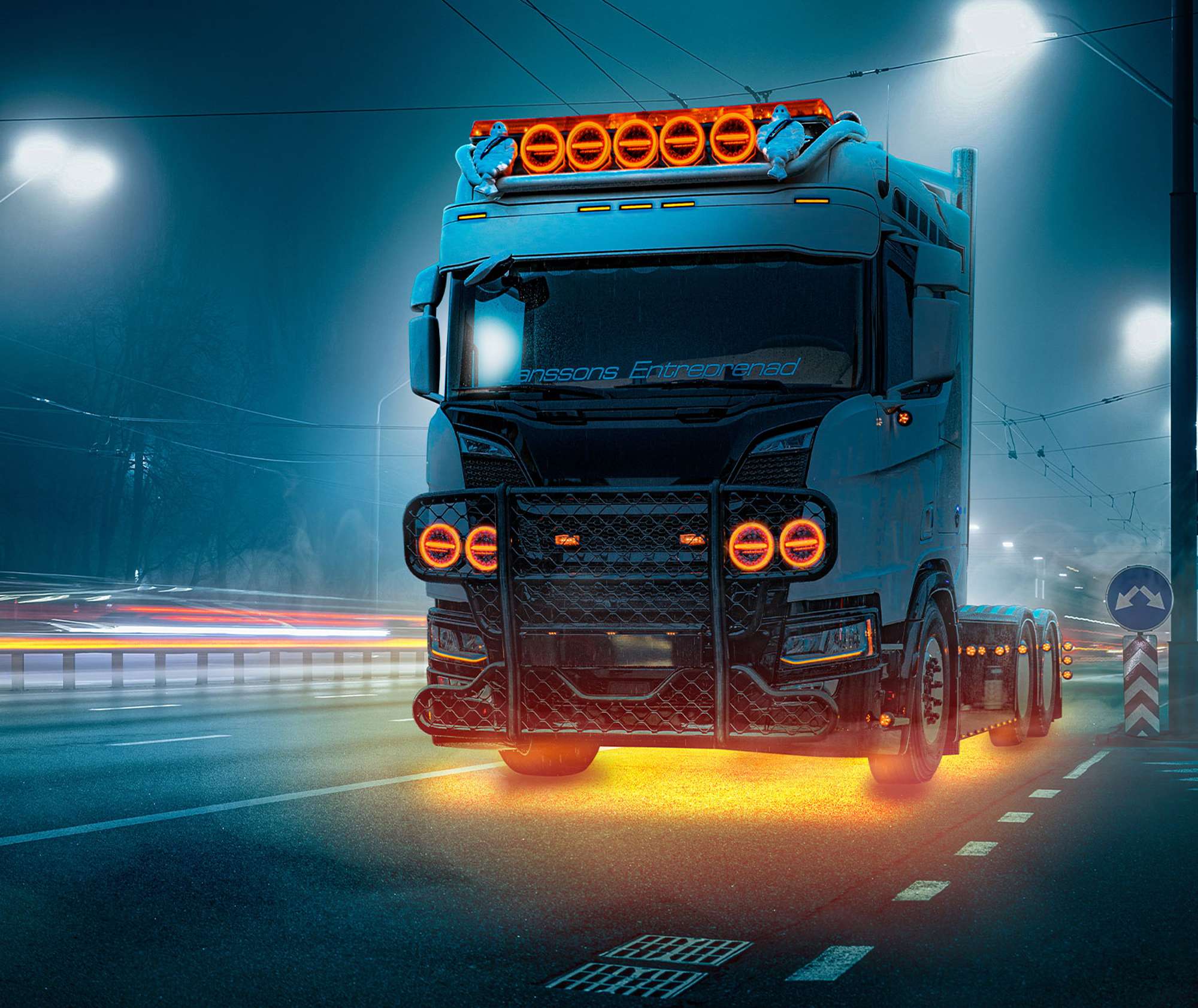UNITY UNDERGLOW INTERIÖRBELYSNING ORANGE 505 MM