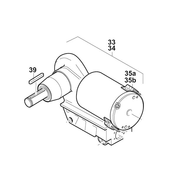 Motor/växellåda A till Truma Mover SR – Truma 60030-82600