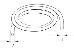 Eberspächer Bränslerör Transpar. plast id 2,0-yd 4mm