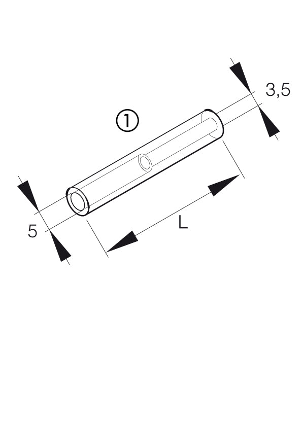 Eberspächer Bränsleövergång 3.5-5mm