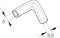 Bränsleövergång 5-3.5mm 110 gr PME