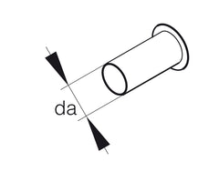Förstärkningshylsa yd 8mm