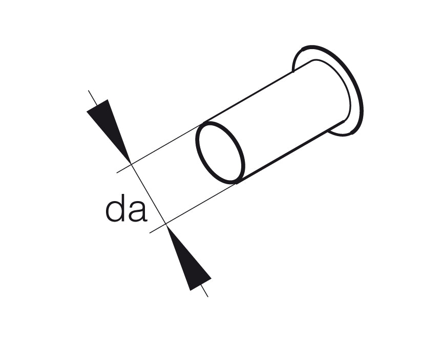 Förstärkningshylsa yd 6mm f.rör 8x1,10st