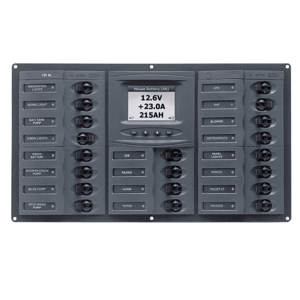 BEP Circuit Breaker Panel DC 12V 20x Single Pole 5