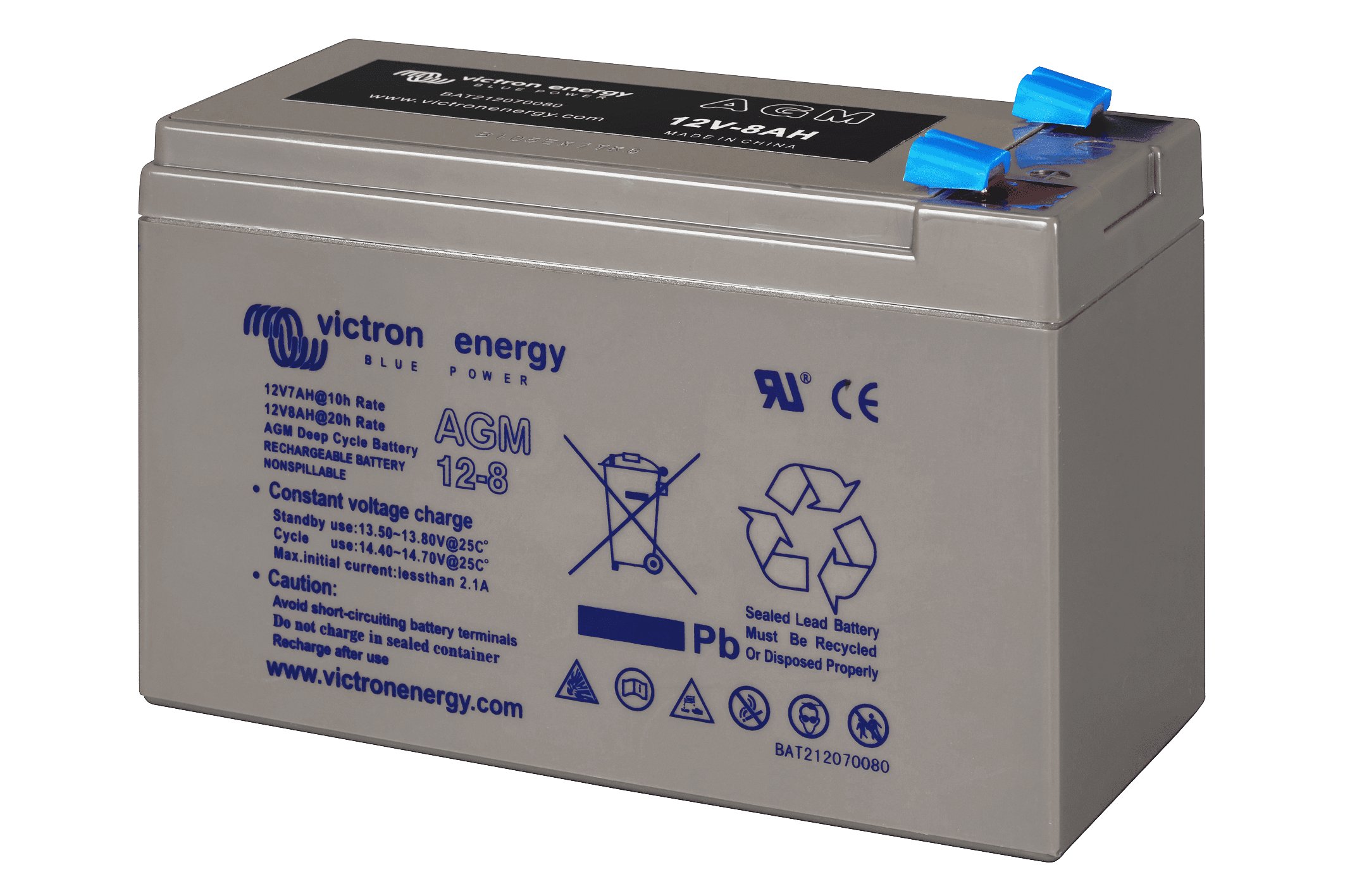 AGM Deep Cycle Batteri 12V/8Ah