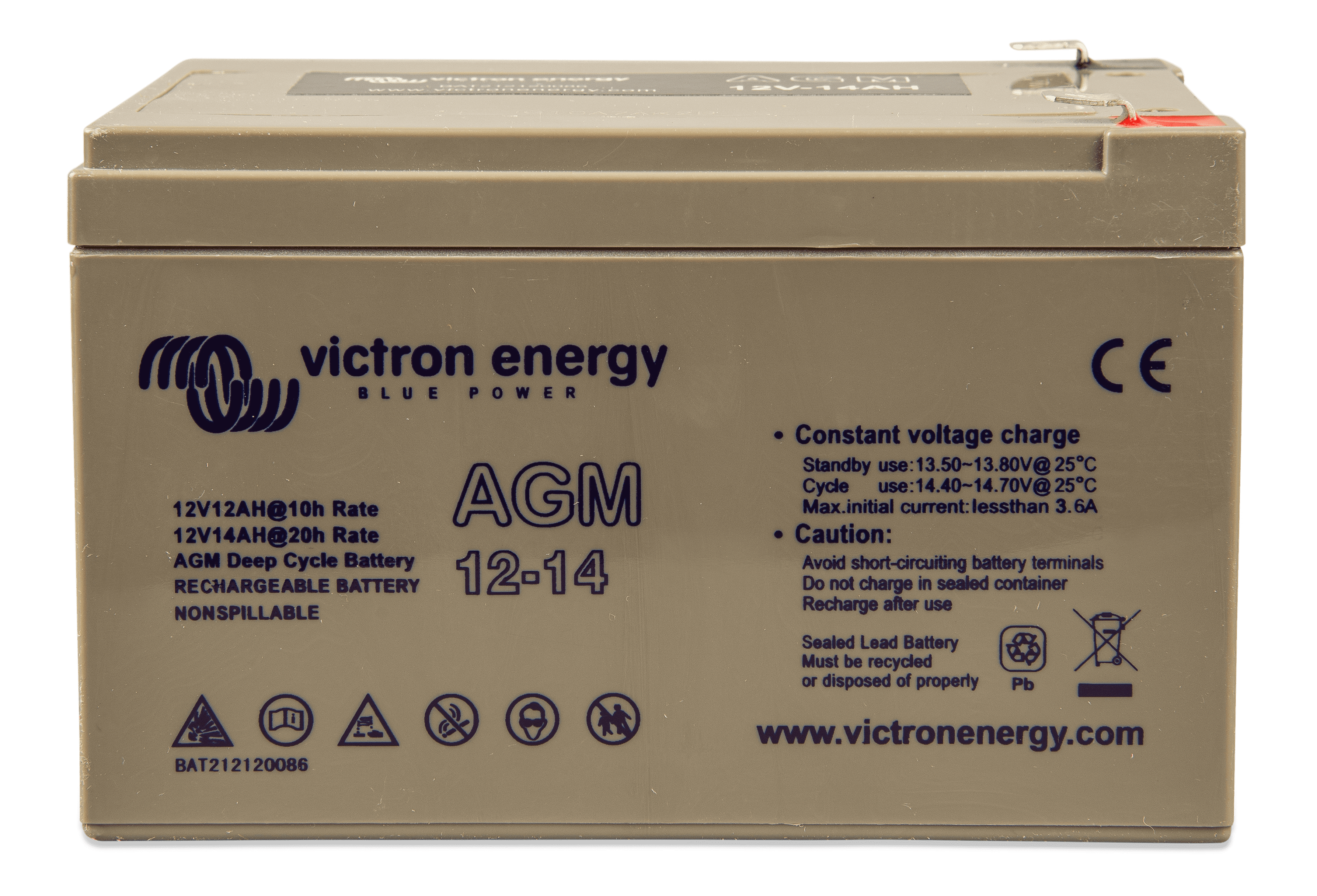 AGM Deep Cycle Batteri 12V/14Ah