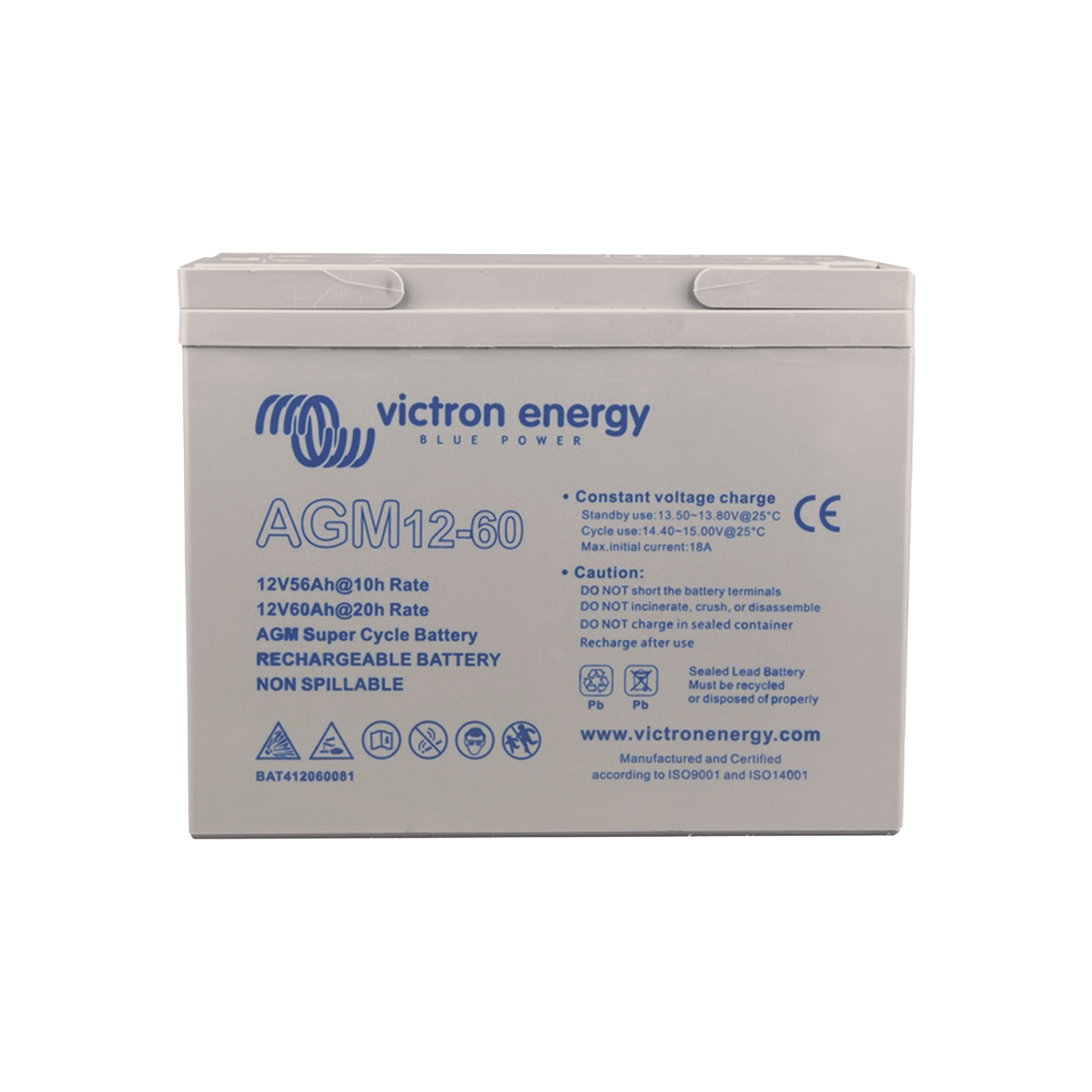 AGM Super Cycle Batteri 12V/60Ah