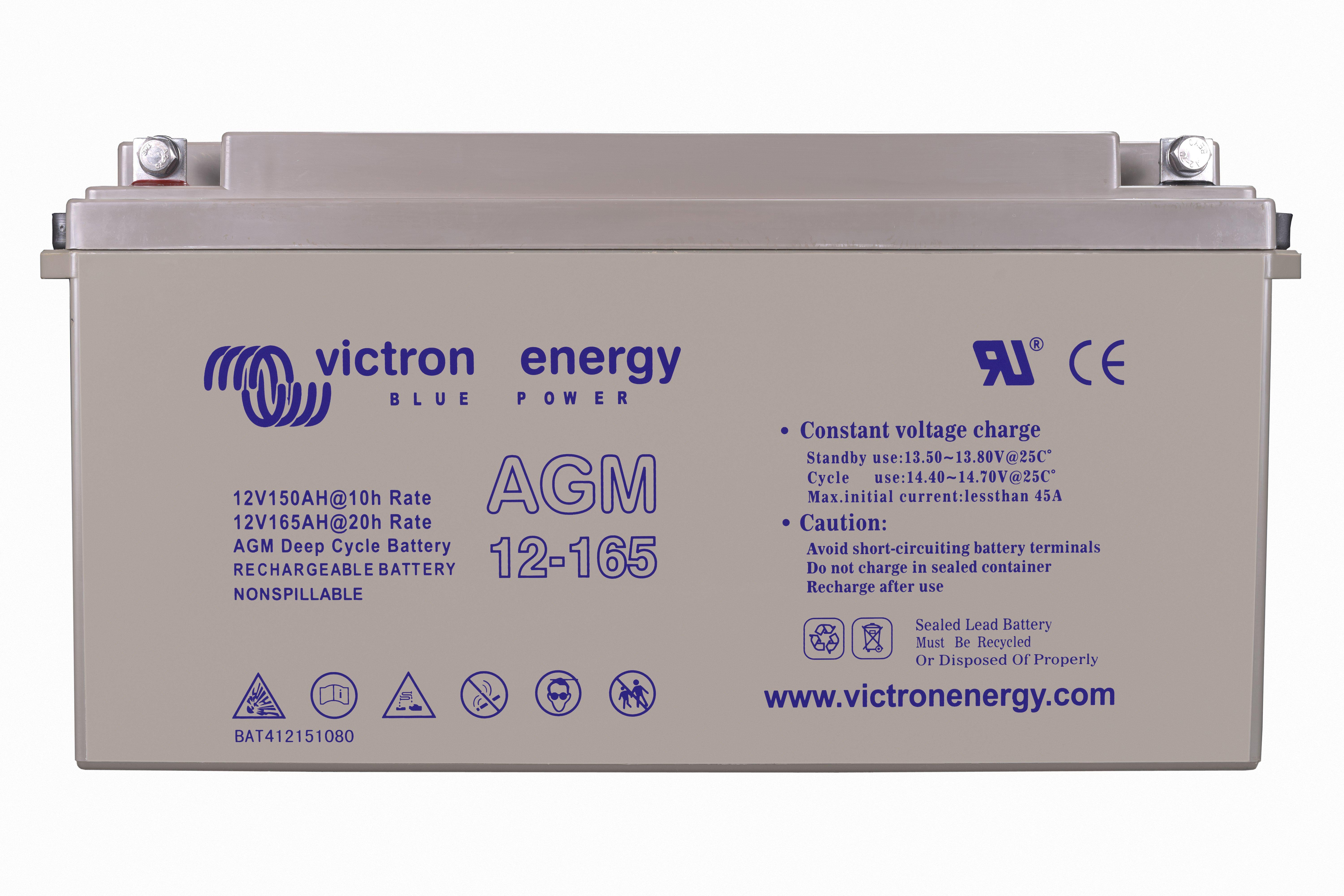 AGM Deep Cycle Batteri 12V/165Ah