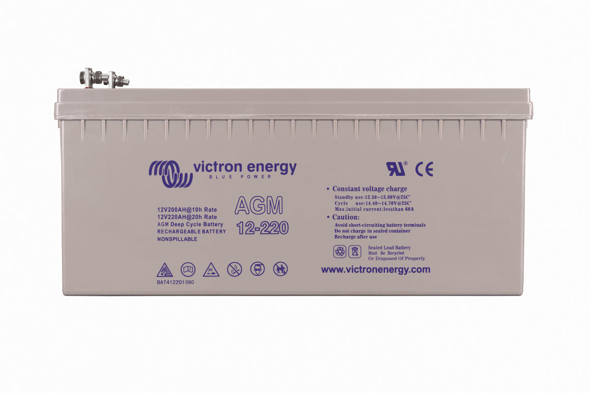 AGM Deep Cycle Batteri 12V/220Ah M8