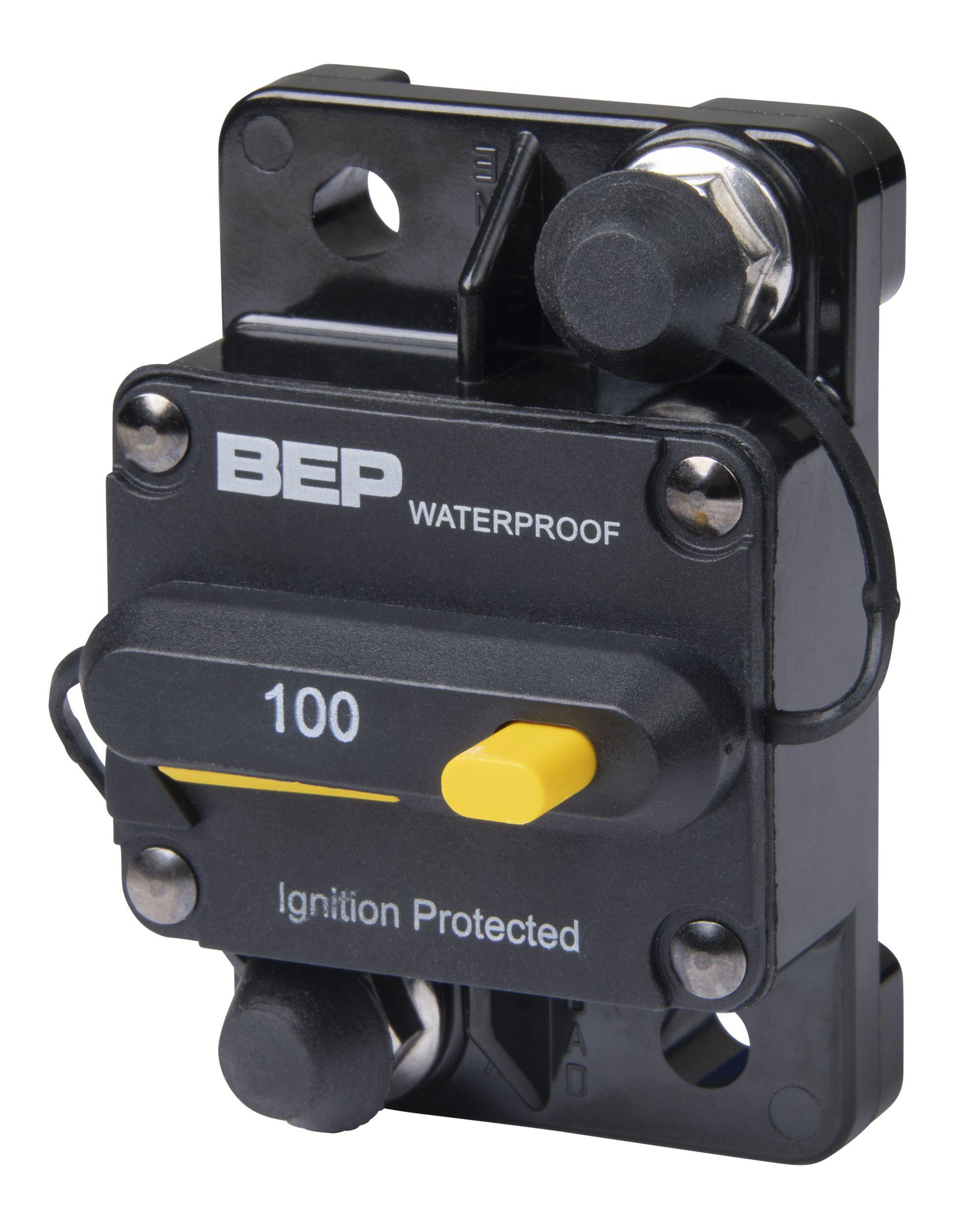 BEP Circuit Breaker HD 100A Manual Reset Surface Mount