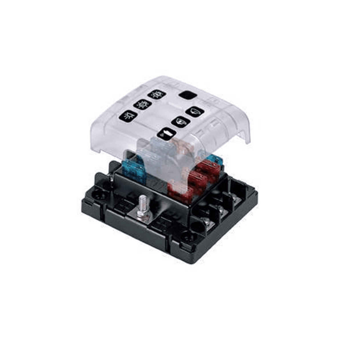 BEP Fuseblock ATO/ATC 30A 32VDC 6 Circuits Screw T