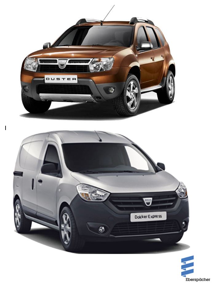 Eberspächer monteringssats – Dacia Dokker/Duster/Express1,5cDI
