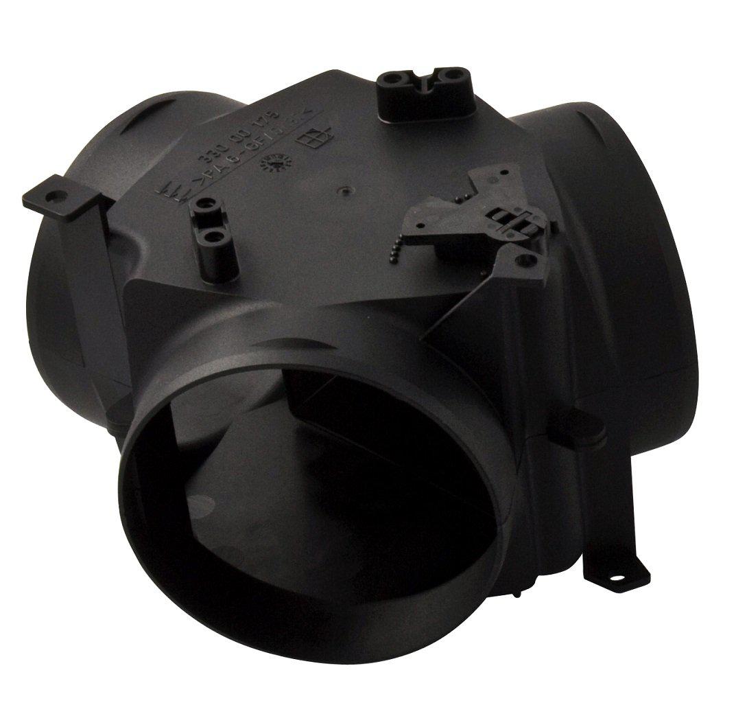 Spjällhus 90mm plast