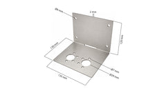 Monteringsfäste 90° i rostfritt stål för Air 2D / Air 4D – AUTOTERM ASSY AT5-0062-A24