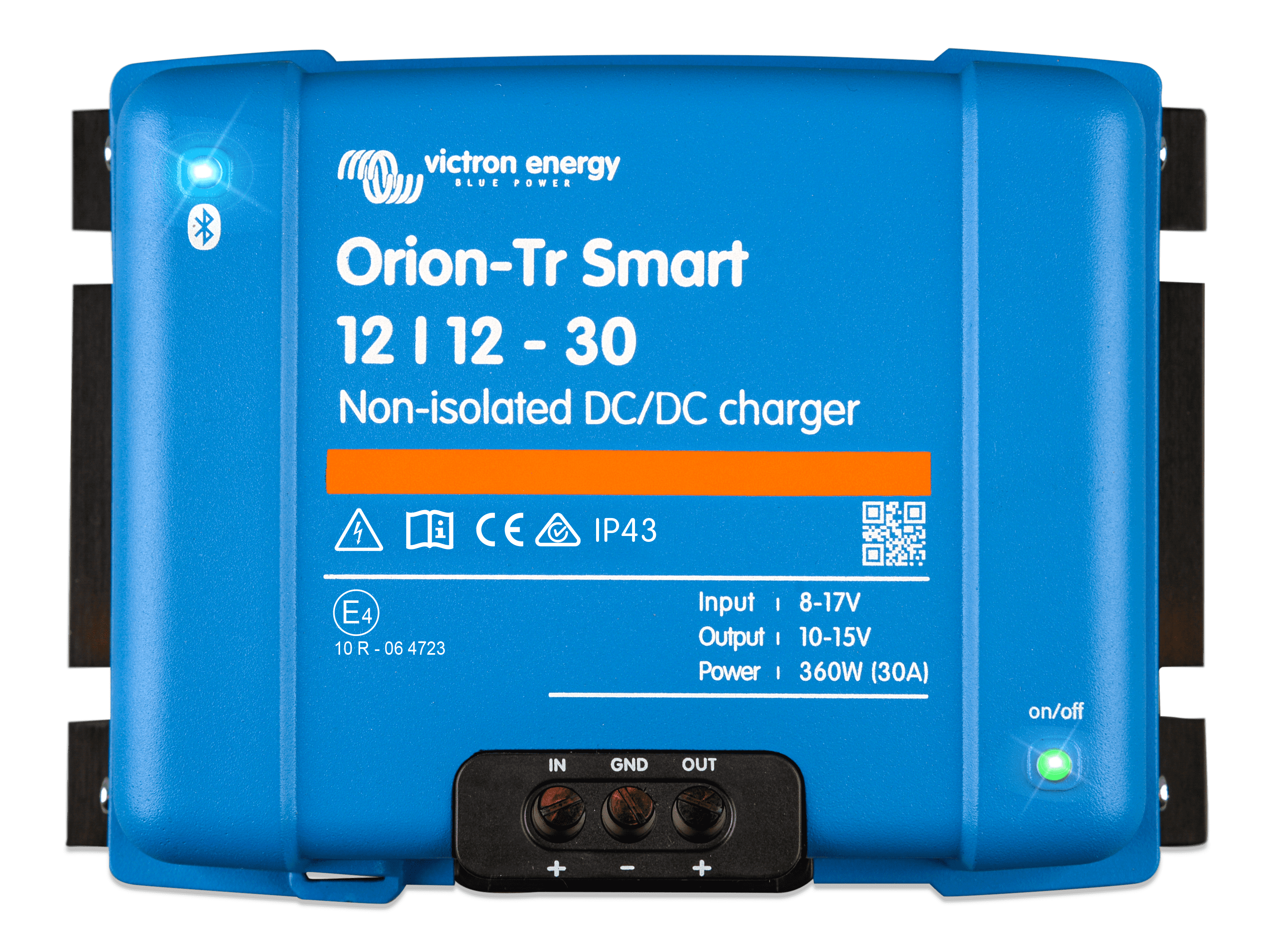 Orion-Tr Smart 12/12-30A (360W), oisolerad DC-DC-laddare