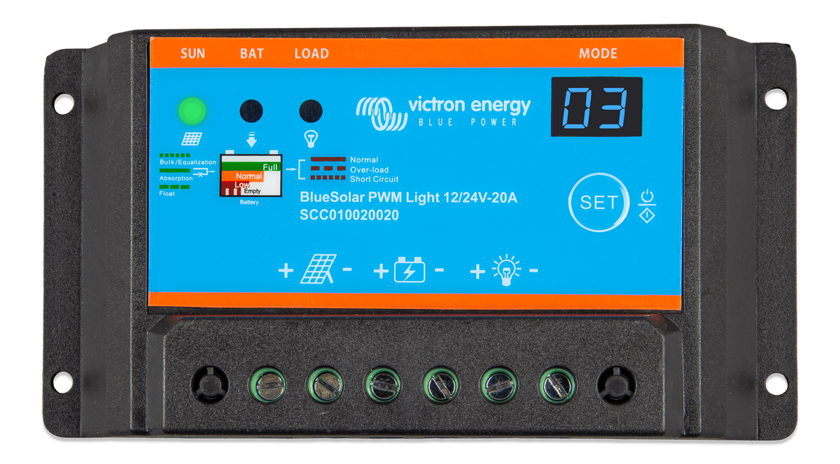 BlueSolar PWM-Light 12/24V-20A