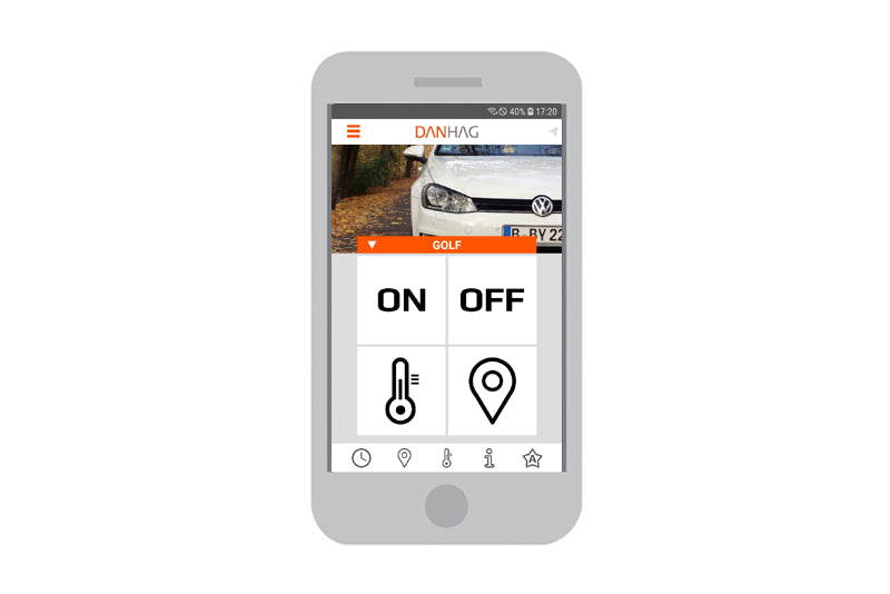 Mercedes G-klass (w463) – APP-styrning för parkeringsvärmare (6245-121)