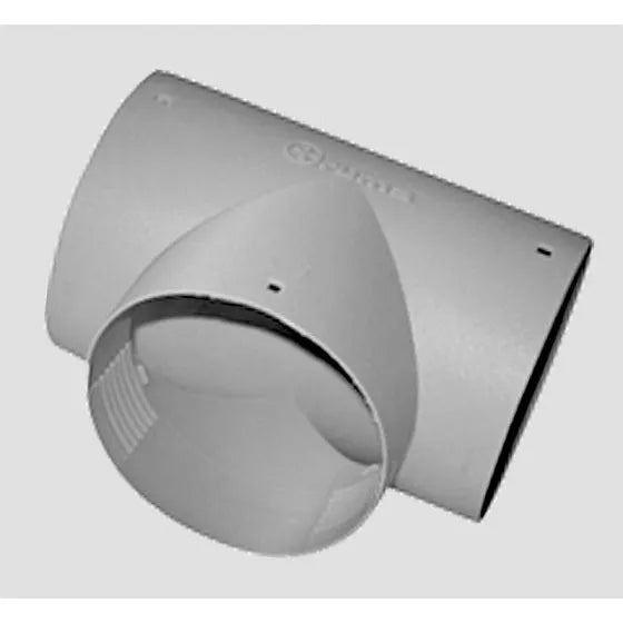 T-rör TS för varmluftsrör Ø 65/72 mm, agatgrå – Truma 40152-01 (bild 3)
