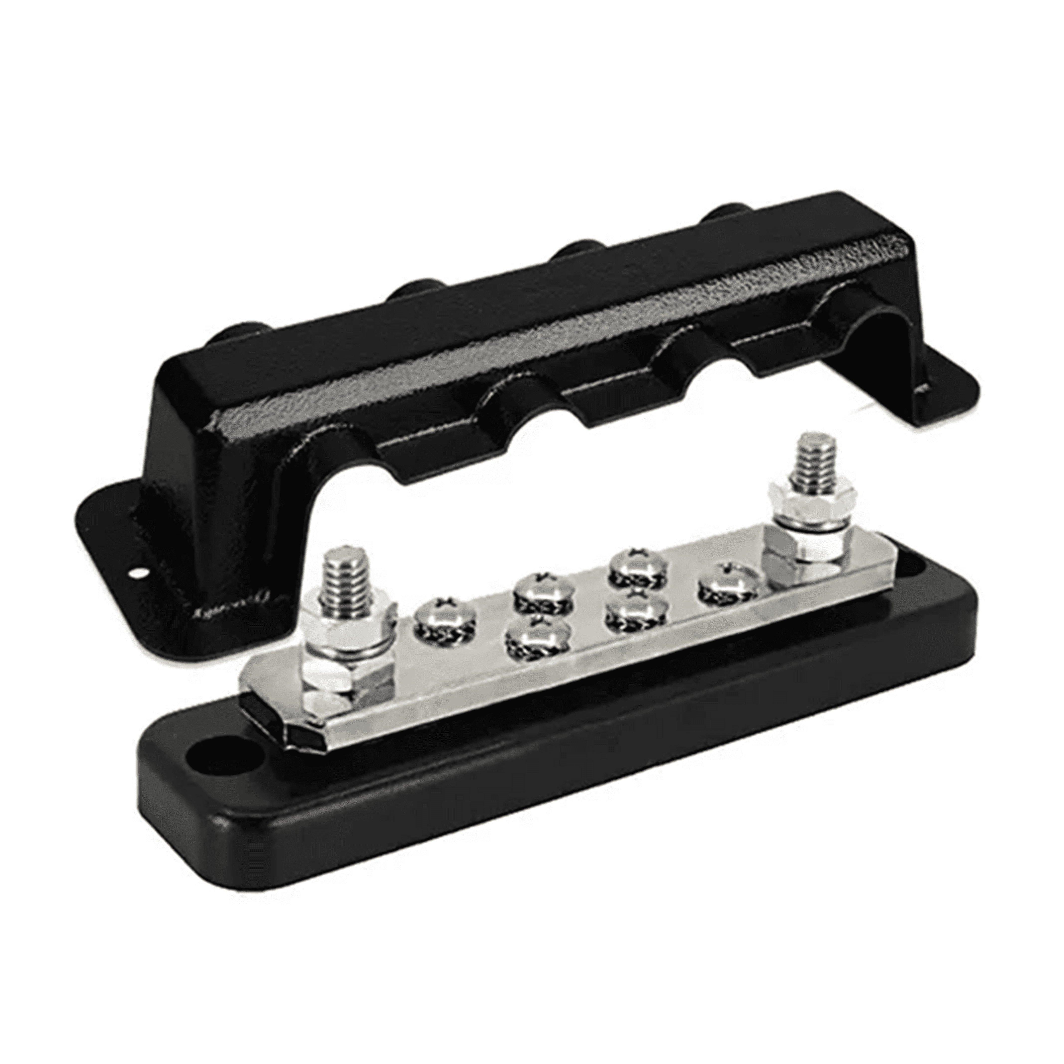 Busbar 250A 2P with 6 screws +cover