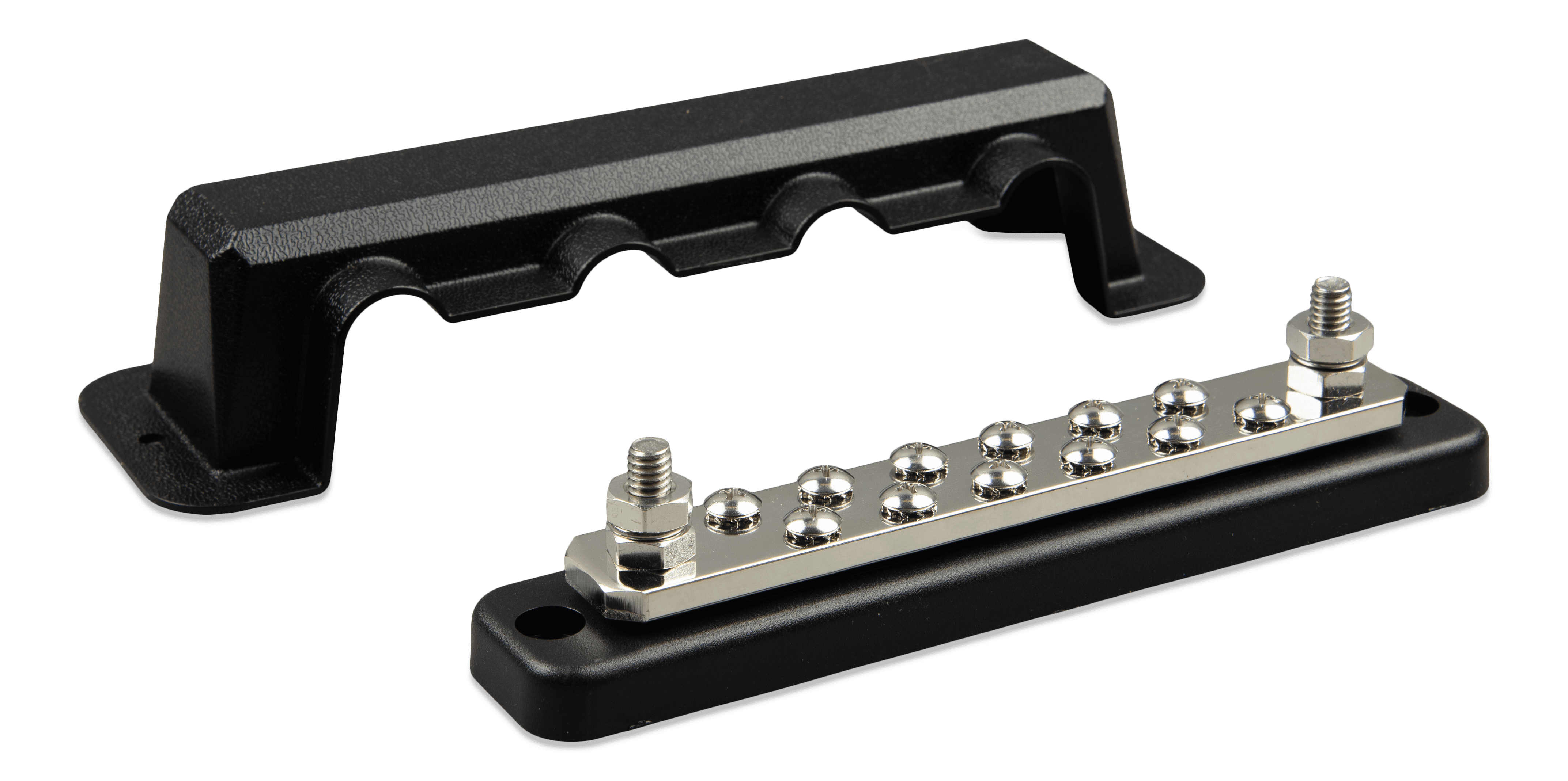 Busbar 250A 2P with 12 screws +cover