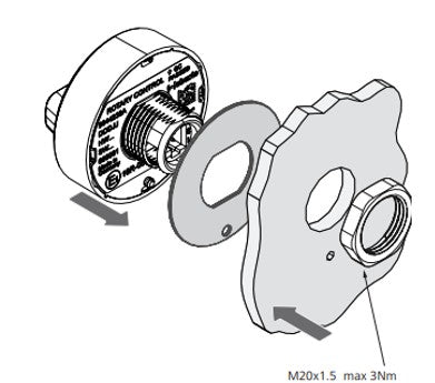 Digitalt vred Air Top – start- och temperaturreglage
