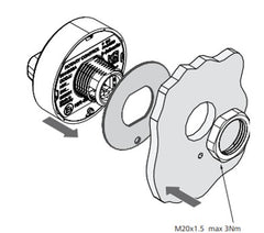 Digitalt vred Air Top – start- och temperaturreglage