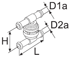 Vattenventil 4xØ18 mm